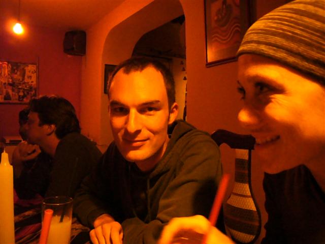 At Mexican restaurant, with four things on the menu all of which turned out to be the same